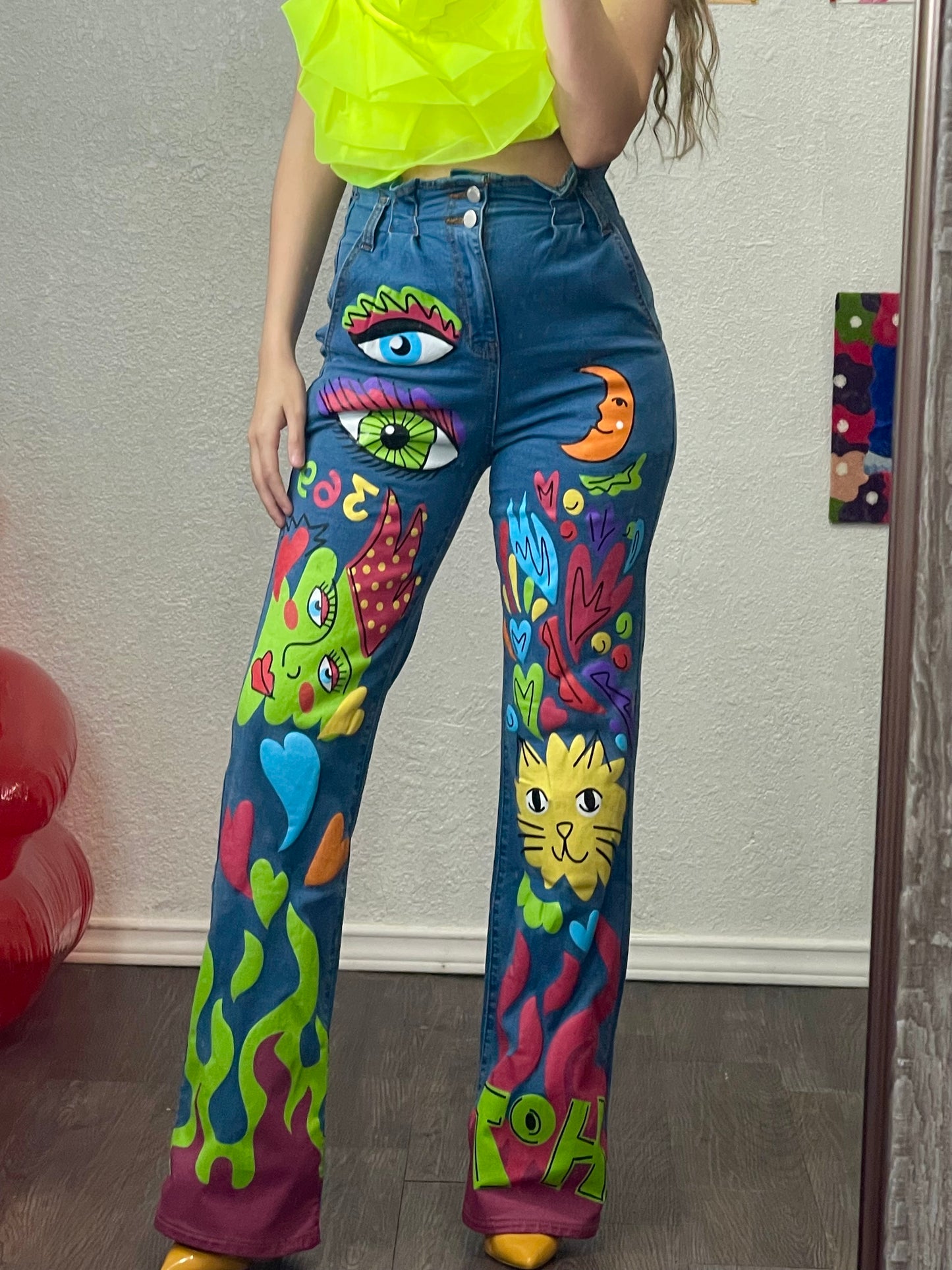 Multicolor Jeans