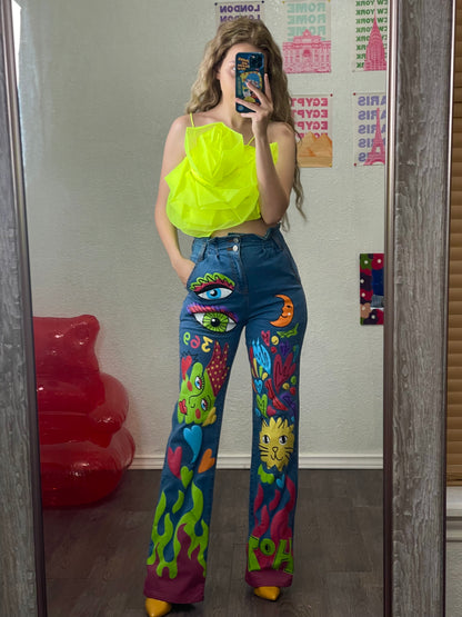 Multicolor Jeans